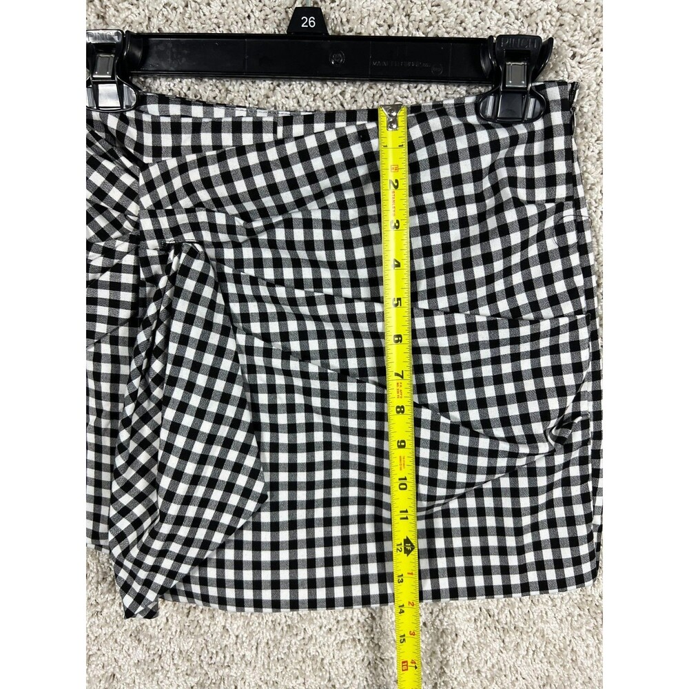 Zara black and white checkered skort - size medium - Picture 3 of 9
